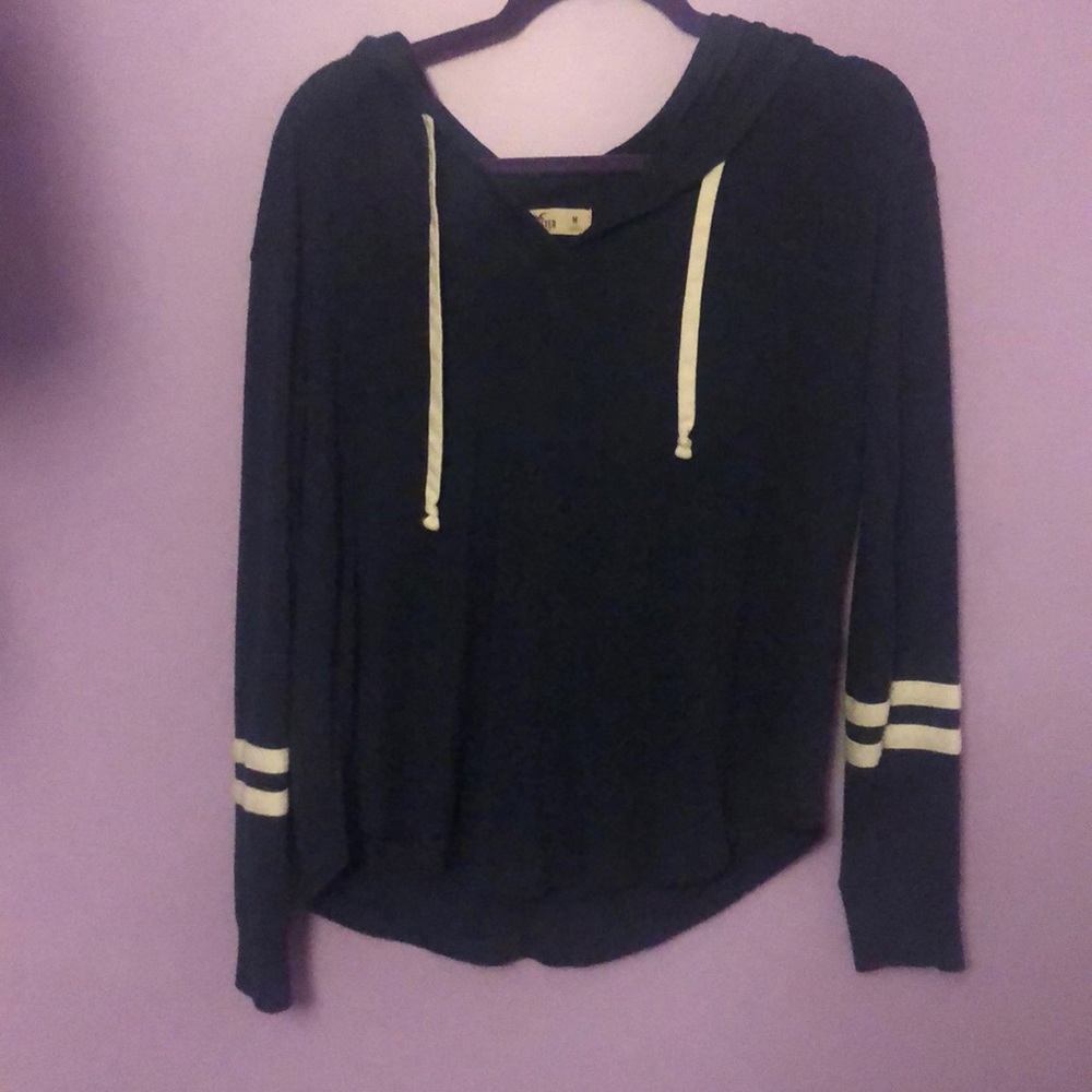 navy blue sweatshirt